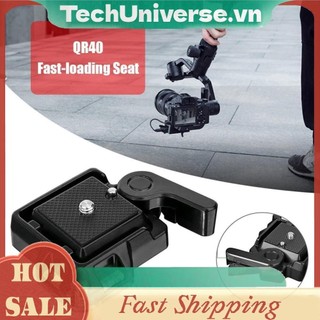Máy quay QR40 Tripod Monopod Ball Head Đĩa phát hành nhanh cho máy ảnh DSLR