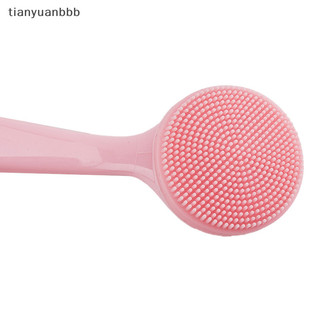 Tianyuanbbb Silicone Sữa Rửa Mặt Bàn Chải Mềm Massage Mặt Bàn Chải Rửa Mụn Đầu Đen Tẩy Tốt