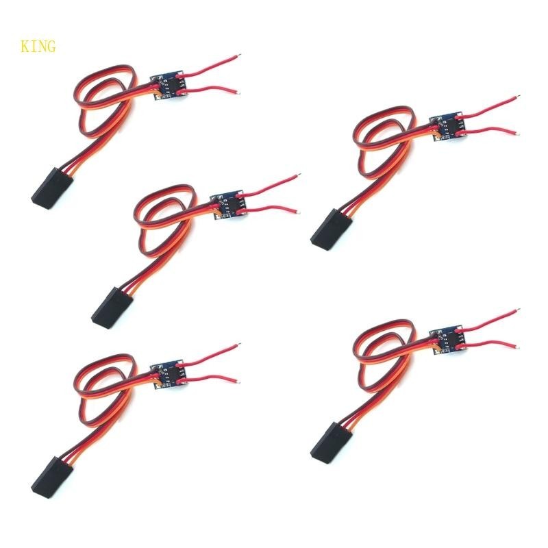  royalking.vn Mini Boat Brushed ESC Bộ điều khiển tốc độ điện tử Bảng mạch Mini thuyền điều khiển từ xa 5V