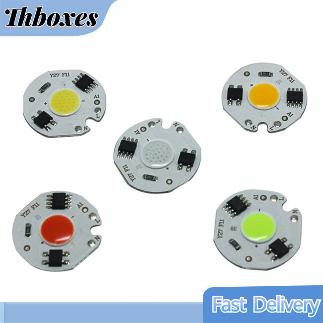 Thboxes 220v 3w Mini Led Cob Chip Đèn Thông Minh Ic Không Đầu Kim Bộ Điều Khiển Không Lái Xe Điện Áp Cao Tròn Tự Làm Đèn Pha