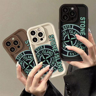 Ốp Điện Thoại Đảo Đá Thời Trang Tương Thích Cho IPhone 15 14 13 12 11 Pro Max 7 8 Plus SE 2020 XS X XR TPU Chống Sốc Mềm Bảo Vệ Toàn Diện Ống Kính
