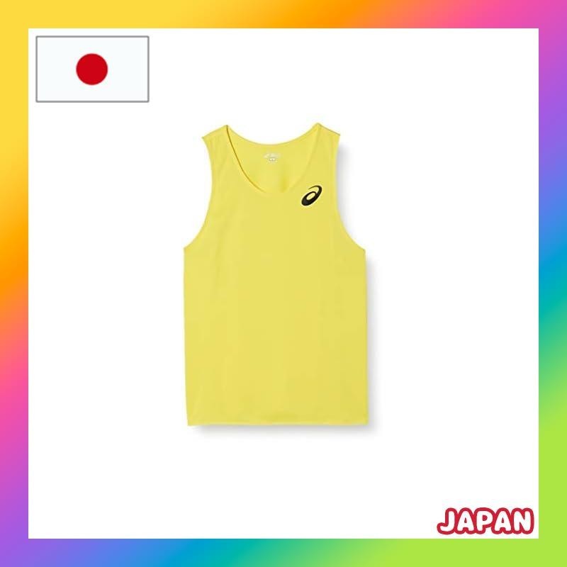 [ASICS] Track and Field Wear Running Shirt XT1038 Men's Yellow Japan S (Equivalent to Japan Size S)