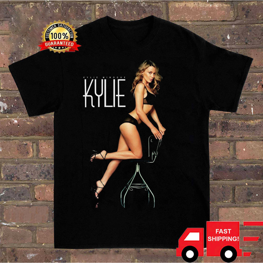 Ngôn ngữ cơ thể Kylie Minogue Tour Áo sơ mi ngắn tay màu đen