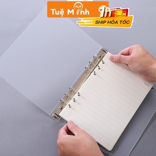 File còng sắt A5 giấy refill 90 trang caro/ dot grid/ kẻ ngang-Line/ kế hoạch tùy chọn mix ruột giấy