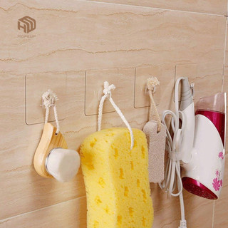 HOPEUP 30 Cái Móc Dính Trong Suốt Chịu Lực Mạnh Lắp Đặt Đơn Giản Đa Năng Tiện Lợi Tại Nhà Móc Văn Phòng