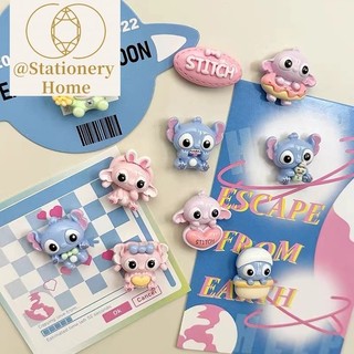 Hoạt Hình Dễ Thương Stitch Trẻ Em Vui Vẻ Tủ Lạnh Miếng Dán Sáng Tạo Trang Trí Tủ Lạnh Nam Châm Cá Tính 3D Từ Tủ Lạnh Miếng Dán