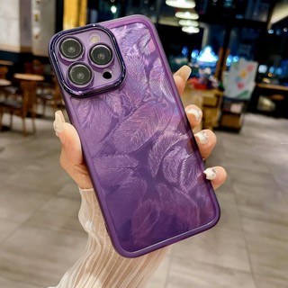 Ốp lưng Xiaomi Redmi Note 15 14 13 12 12S 11 11S Pro Plus 5G Họa Tiết Lông Vũ Mềm Chống Sốc Ốp Lưng