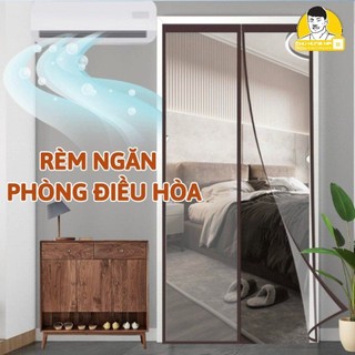   HCM  Rèm Cửa Ngăn Lạnh Điều Hòa Nam Châm tự dính - Rèm cửa phòng cách nhiệt từ tính KHÔNG KHOAN ĐỤC 