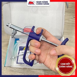Xi lanh tự động vetdose 0.5ml gắn dây 5 pittong ấn độ, xi lanh thú y cho heo, gia súc - hh 2987