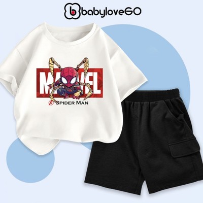 Bộ quần áo bé trai BabyloveGO mẫu mới 2026 đồ bộ cho bé mềm mịn thoáng mát in hình độc đáo BMV17