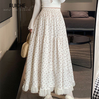 Ruiche chân váy chân váy chữ cute đơn giản dễ thương thời trang wsq2450u92 20z240518