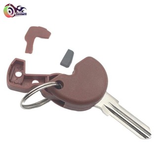 Dovewill Xe Máy Xe Máy Chìa Khóa Trống + Chip Thay Thế Cho Piaggio Vespa Mới