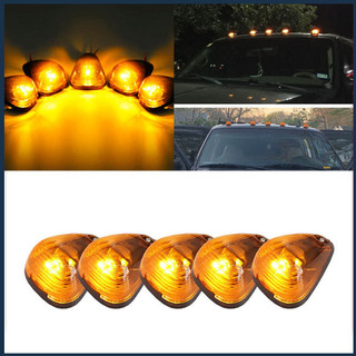[Lu] 5 Chiếc 12V T10 5LED Cab Đèn Đánh Dấu Mái Cho Xe Tải Bán Tải Siêu Hạng, Đánh Dấu Cab Chống Thấm Nước Hoàn Toàn