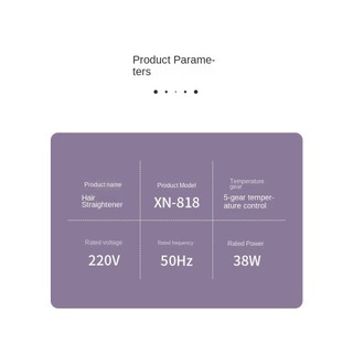 MAXBASE Máy duỗi tóc và uốn tóc để uốn tóc hoặc duỗi tóc Máy uốn tóc Máy uốn tóc Máy duỗi tóc Cuộn trứng Gốm điện Máy duỗi tóc Ván ép ngoại thương
