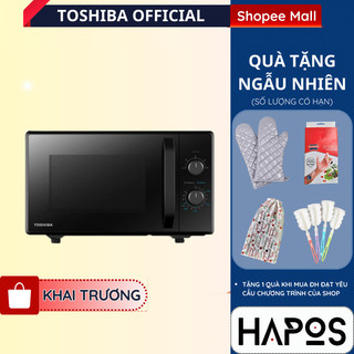 Lò vi sóng Toshiba MW2-MM24PC(BK) 24L 800W, Hàng chính hãng, 5 mức công suất, điều khiển tiếng Việt - HAPOS OFFICIAL