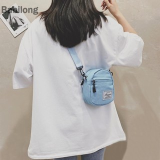  Túi đeo chéo bằng vải Canvas thời trang dành cho nữ Túi xách Mini thông thường