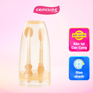 Bàn chải rơ lưỡi silicone Animo