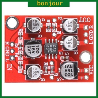 Bon cho DC 5V-15V 12V AD828 Stereo Preamp Bộ khuếch đại công suất Ban Preamplifier Mô-đun