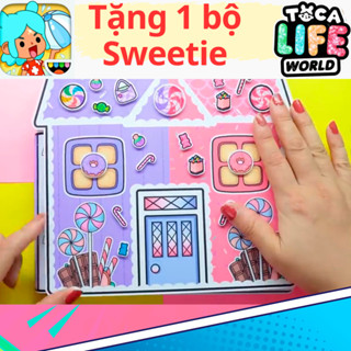  ĐỒ CHƠI NGÔI NHÀ BÚP BÊ GIẤY CẮT THỦ CÔNG DIY - TOCA LIFE WORLD -  MẪU TA057 