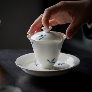 Phalaenopsis gaiwan gốm bát trà bánh mì nướng bát trà kwaikou sancai gaiwan ercai bát trà ấm trà gốm trà bát trà máy làm trà trà trà trà trà trà trà lọc trà