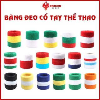 (01 ĐÔI) Băng Đeo Cổ Tay Thể Thao Thấm Mồ Hôi Nam Nữ Bảo Vệ Cổ Tay Tránh Chấn Thương Chạy Bộ Cầu Lông Tennis