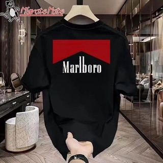 Migratelmate Mới hợp thời trang cotton nguyên chất ngắn tay cặp đôi đa năng người nổi tiếng trên internet Áo thun cổ tròn in hình tiếng Anh