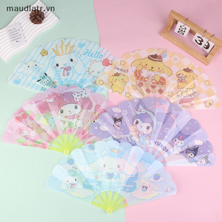 Mm Hoạt Hình Dễ Thương Anime Sanrio Kuromi My Melody Cinnamoroll Bảy Gấp Quạt Di Động Mùa Hè Gấp Quạt Quà Tặng Cho Trẻ Em Học Sinh VN