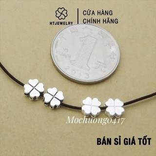 [Bạc S925] Charm bạc HTJEWELRY cỏ 4 lá PH092
