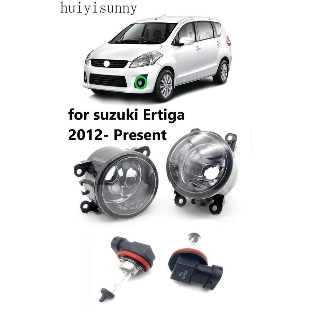 Huiyisunny a pairFog Đèn cản trước đèn cho suzuki Ertiga 2012 2013 2014 2015 2016 2017 2018 2019 202