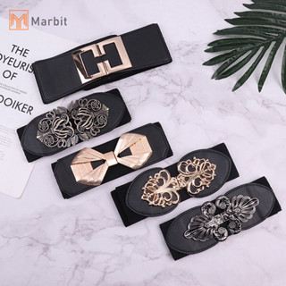  Marbit Vintage Co Giãn Rộng Dây Thắt Lưng Đầm Áo Sơ Mi Trang Trí Nữ Corse Mới 