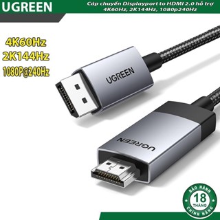 Cáp Displayport to HDMI Ugreen 15773 15774 DP119 10238 10239 10202 10203 10204 Chính hãng DP101
