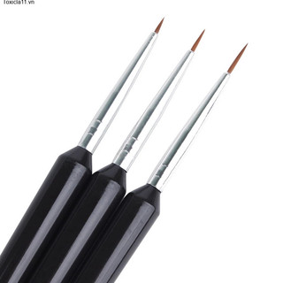 Set 3 cọ vẽ móng tay chuyên nghiệp