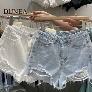Quần short Denim viền thô rách gợi cảm dành cho nữ DUNEA Plus Size