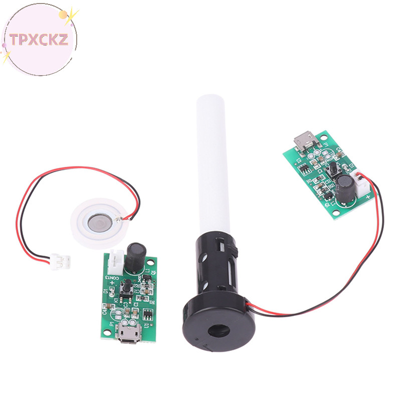 Tpxckz 1 USB Máy Tạo Độ Ẩm Mini Bộ Dụng Cụ DIY Máy Tạo Sương Mù Trình Điều Khiển Bảng Mạch Fogger At