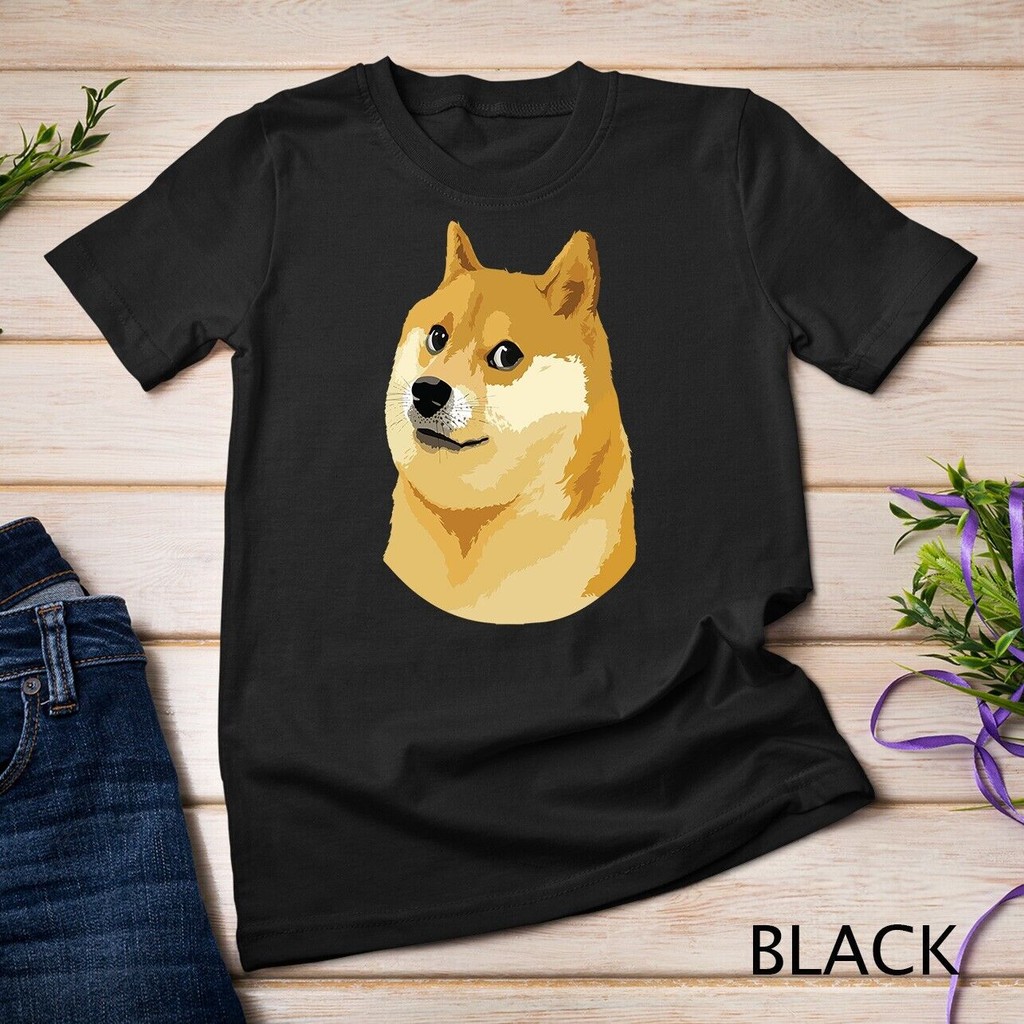 Áo thun đầu chó Dogecoin Blockchain Shiba Inu tiền điện tử