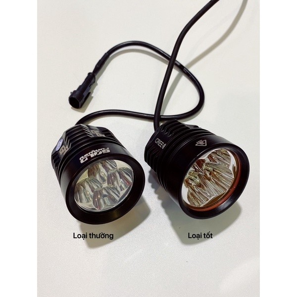 Đèn Led trợ sáng L4X, đèn Led L4X siêu sáng 12V, kháng nước tốt khi đi ngoài mưa