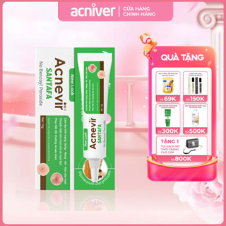 Gel Giảm Mụn Trứng Cá, Mụn Mủ, Mụn Bọc Acnevir Santafa Thành Phần Thiên Nhiên - Tuýp 10gr