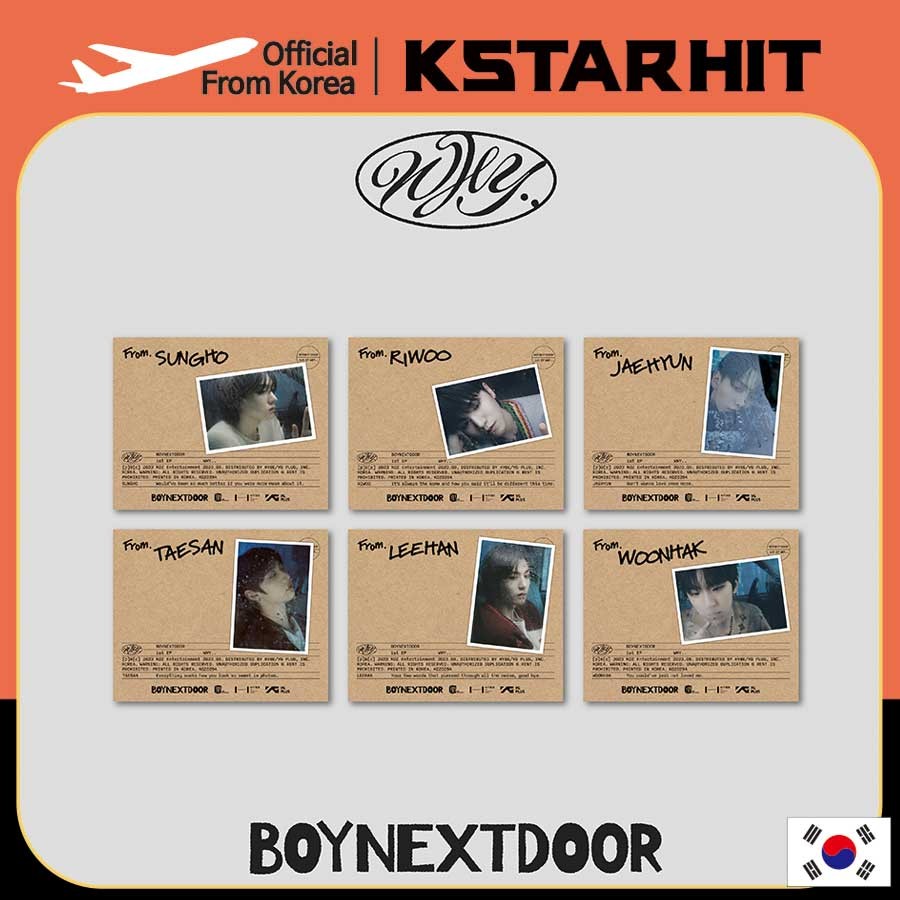 (LETTER ver.) BOYNEXTDOOR - 1st EP album [WHY..]