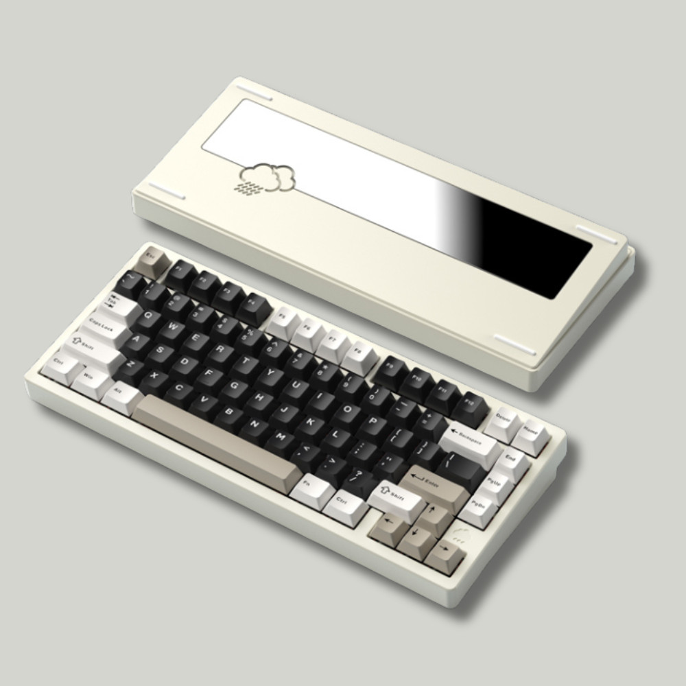 [Hàng Sẵn] Bàn phím cơ không dây Rainy75 | rainy 75 nhôm CNC, mạch xuôi, 3 modes, leg rgb , hostswap, keycap pbt | BigBuy360 - bigbuy360.vn