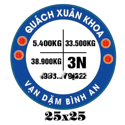 Tem Logo tải trọng (SL: 1đôi), Phù Hiệu Xe Tải , Xe Du Lịch (Đặt Hàng vui lòng ib)