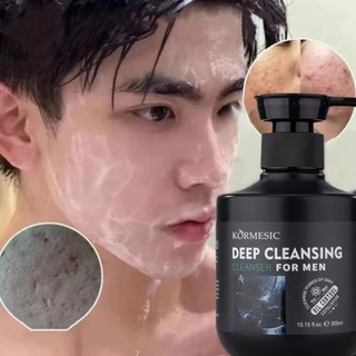 Sữa rửa mặt nam giới Sữa rửa mặt cho da mụn 300ml cho sáng da sạch sâu kiềm dầu giảm mụn thâm hiệu quả