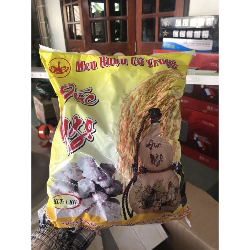 MEN NẤU RƯỢU CỔ TRUYỀN ĐỨC NGỌ-GÓI 1KG