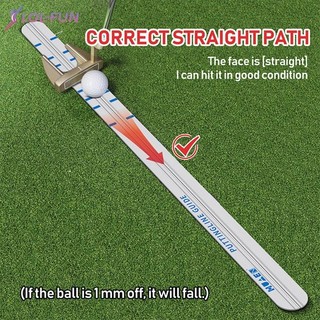Golf Putting Alignment Rail Putter Ruler Người mới bắt đầu Golfer