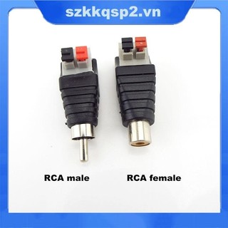 Loa Dây Cáp Âm Thanh RCA Nam RCA Nữ Kết Nối Adapter Jack Cắm VNK2