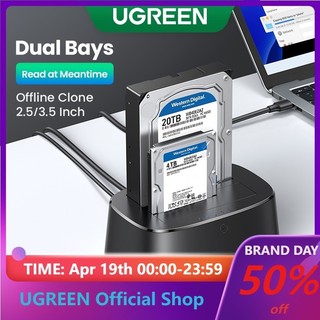 Đế chuyển đổi ổ cứng UGREEN HDD SATA sang USB 3.0 thích hợp cho 2.5 3.5 SSD
