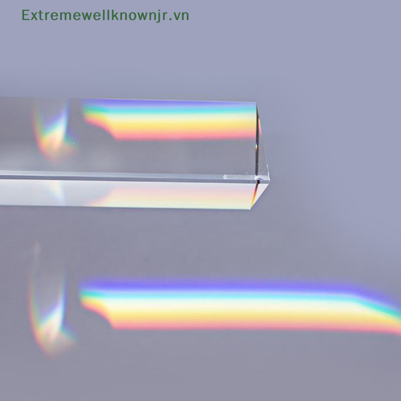 Ervn 30 * 30 * 60mm Lăng kính hình tam giác BK7 Lăng kính quang học Vật lý thủy tinh Giảng dạy khúc xạ HOT | BigBuy360 - bigbuy360.vn