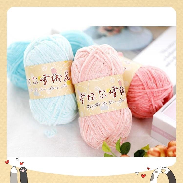 Len nhung 2mm 50g  (Đủ bảng màu từ 01 - 42)