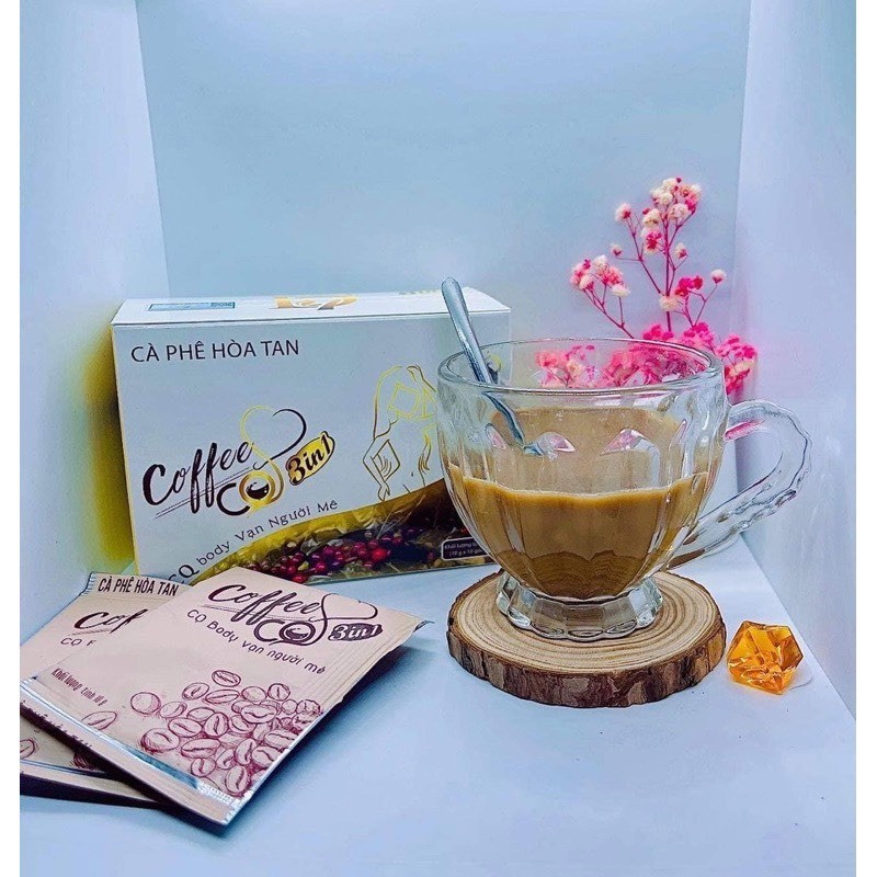 [ sẵn sll ] Combo 3 hộp Cafe CQ Slim Hộp 10 gói hỗ trợ vóc dáng tốt cho sức khỏe, cà phê giảm cân CQ Slim D7