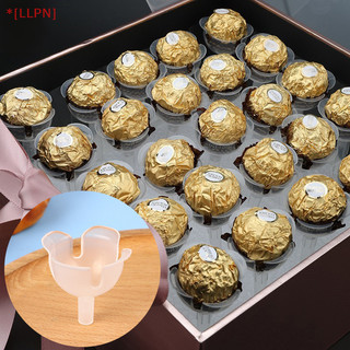 [Loyaltysun] 20 Cái Hộp Đựng Sô Cô La Trong Suốt Nhựa Truffle Socola Tròn Kẹo Bao Bì Cốc Cho Ngày Lễ Valene Chào Mừng