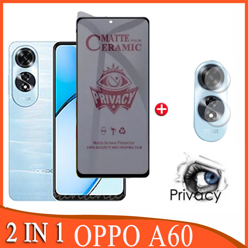 Kính cường lực Oppo A60 cho Oppo A38 A58 A18 Reno11F 2 trong 1 Bảo vệ toàn màn hình Kính cường lực b